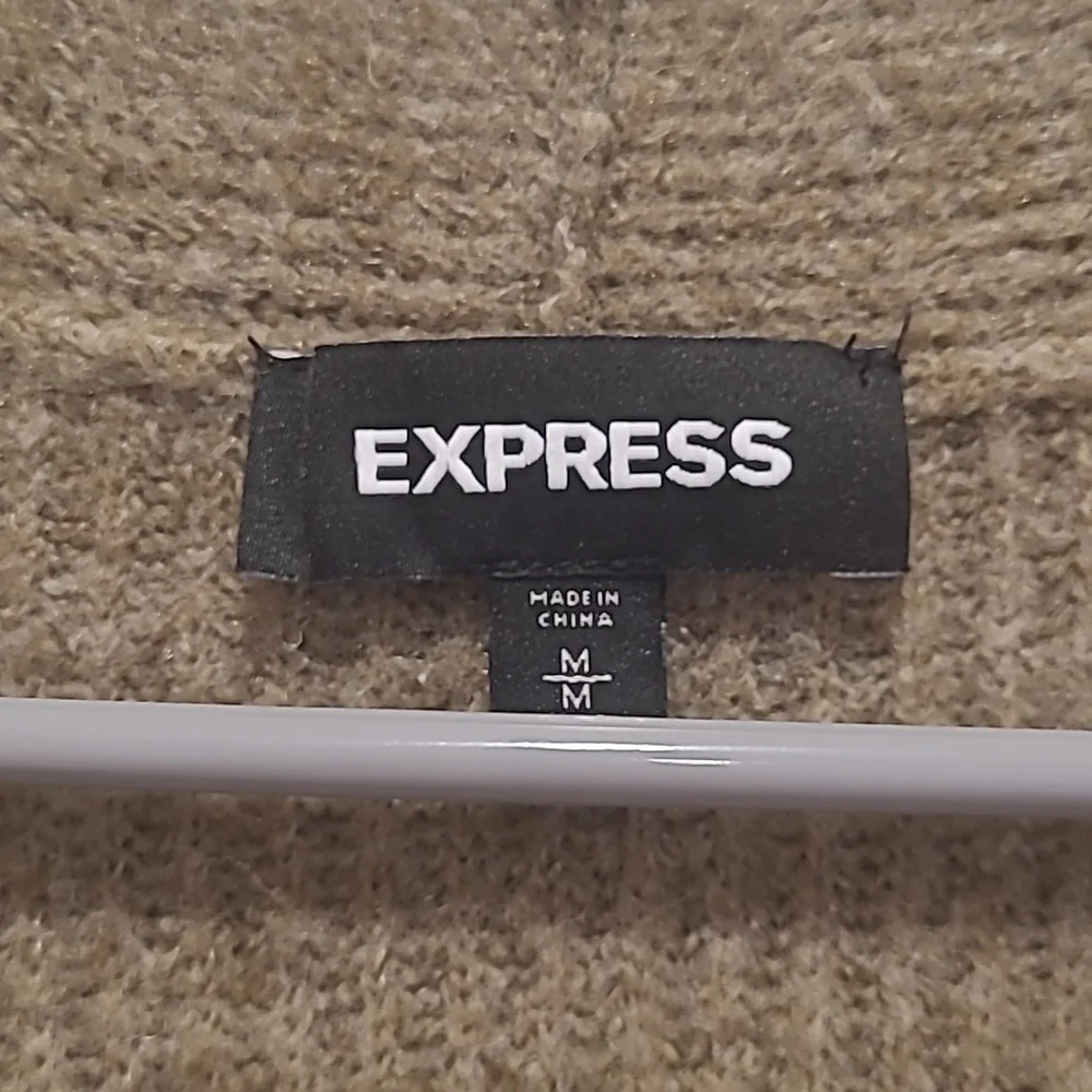 Express Green Duster Cardigan - Picture 5 of 6